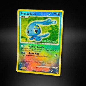 Manaphy [Rare Stamped] 9/130 Pokemon Card Diamond & Pearl 2007